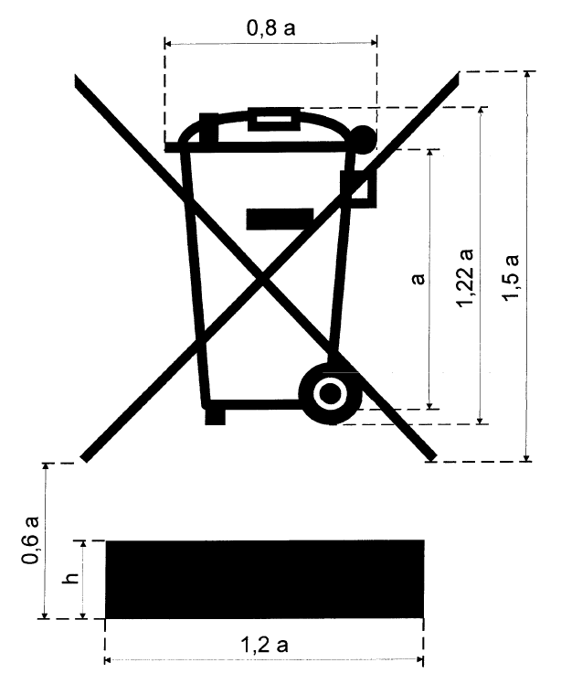 WEEE Symbol (logo) for the marking of EEE-electrical and electronic equipment, click to view a bigger image >>